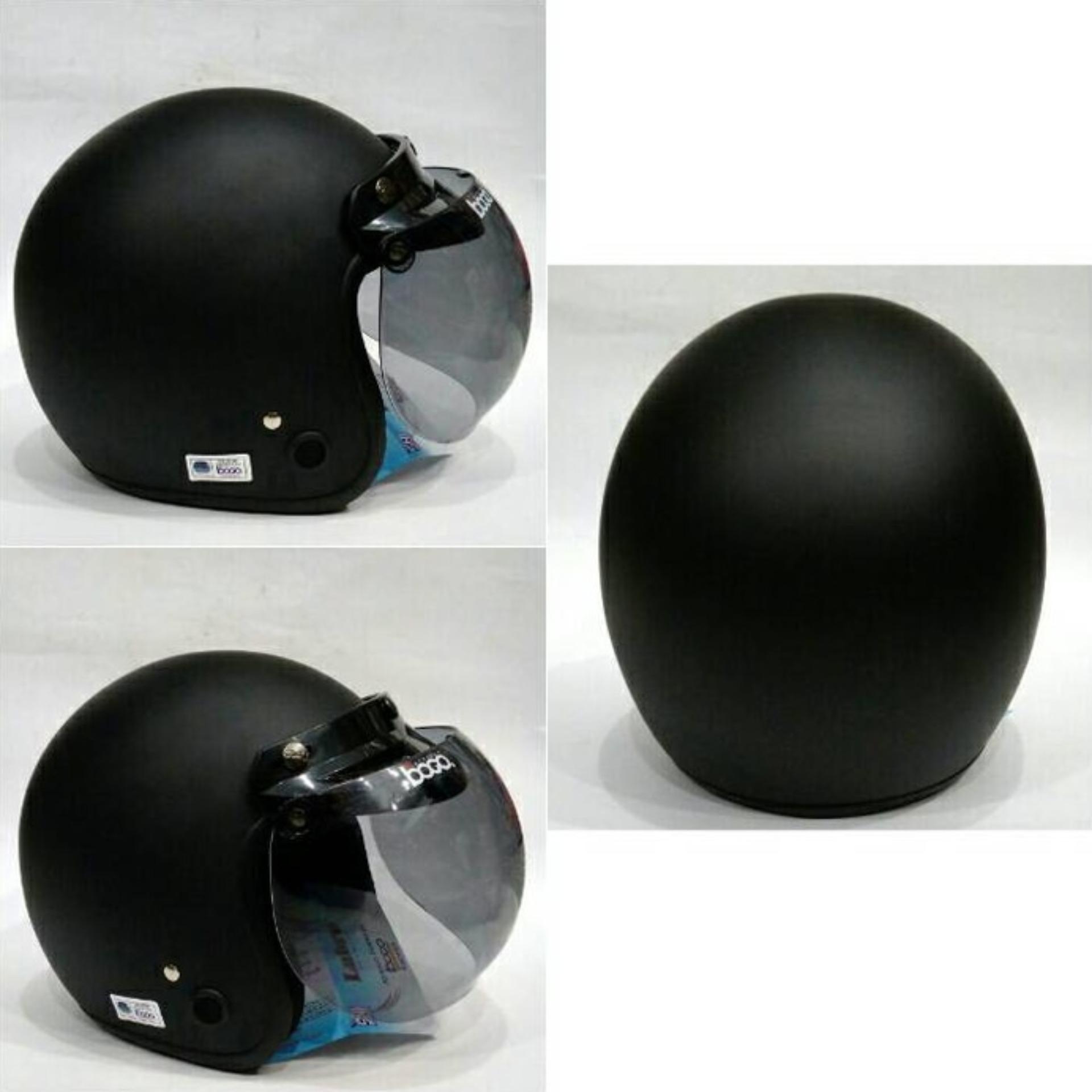 Matrixhelm Helm Bogo Lubro Polos Hitam Dop