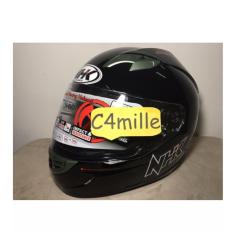 Helm Full Face NHK GP1000 Double Visor Black .