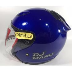 HELM KYT DJ MARU SOLID DEEP BLUE