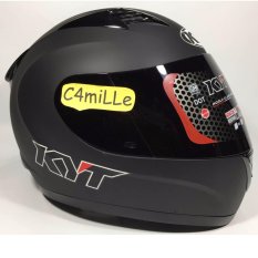 HELM KYT R10 R 10 SOLID BLACK DOFF FULL FACE