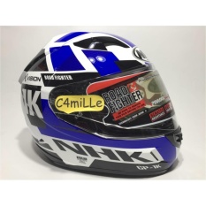Helm NHK GP1000 Ultra SE X Vision White Blue / Double Visor Pinlock Original