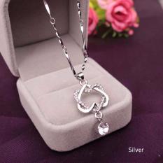 Hequ Maret New Pendant Necklace untuk Wanita PN19 Rose Emas-Intl