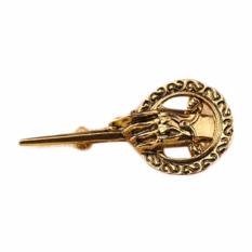 Hequ Movie Jewelry Song of Ice and Fire King s Scepter Hand Power Game Badge brooch Bronze - intl