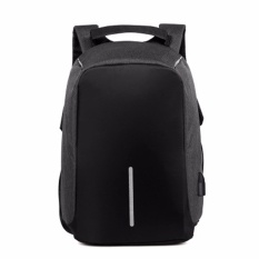 Berkualitas Tinggi Multi-fungsional Backpack Casual Shoulder Bag Anti-Theft Backpack Bag (Black)-Intl
