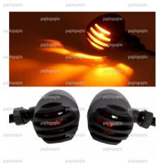 Hitam - Asesoris Motor Acessoris Motor Lampu Sen Sein Model Retro Harley Cafe Racer Jap Style Cub Jeep Grill Motor Honda Yamaha Suzuki Beat Vario Scoopy Supra X Revo VIxion Mio Nmax Jupiter MX King Aksesoris Motor