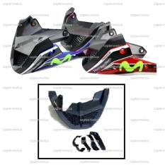 Hitam - Yamaha Vixion Advance Lightning New Old Baru Vixion Cover Mesin Engine Movistar Pelindung Penutup Transformer V-ixion Motor