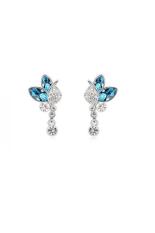 HKS HKS5680Qs Lahir dari Beberapa Austria Crystal Anting-Anting Ocean Biru