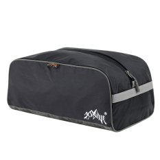 HKS Travel Shoe Storage Bag Waterproof Sepatu Outdoor Portable Folding Olahraga Pria dan Wanita Sepatu Besar Tas Tas Bekas Tiga Set Hitam-Intl
