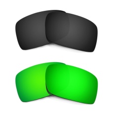 Hkuco Mens Replacement Lenses For Gascan Black/Emerald GreenSunglasses