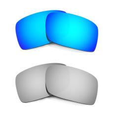 Hkuco Mens Penggantian Lensa untuk Gascan Biru/Titanium Kacamata-Intl