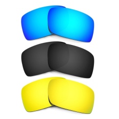 Hkuco Mens Replacement Lenses For Gascan Blue/Black/24K GoldSunglasses