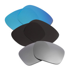 Hkuco Mens Replacement Lenses For Model Holbrook Blue/Black/Titanium Sunglasses - intl