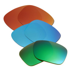 Hkuco Mens Penggantian Lensa untuk Model Holbrook Merah/Biru/Emerald Green Kacamata-Intl