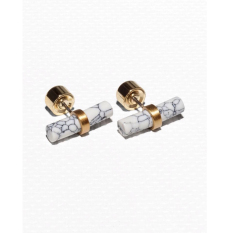 HM Sederhana Elegan Marmer Bentuk Anting