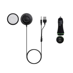 Hogakeji NFC Bluetooth Mobil Kit Tangan-Gratis Receiver dengan 2.1 AUSB Pengisian Port dan AUX Output-Intl
