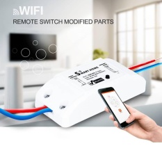 Rumah Wifi Wireless Smart Saklar Modul DIY ABS Shell Socket Infinity Jauh-Intl