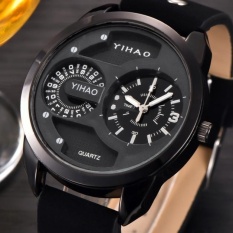 Hot Sale! Mewah Mewah Men's Fashion Sport Tahan Air Kuarsa Analog Digital Jam Tangan