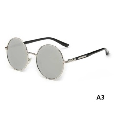Hot Vintage Polarized John Lennon Sunglasses Hippie Retro Round Mirrored Glasses - intl
