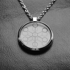Hottime 2000CC Ion Tinggi Bio Chi Quantum Pendant Scalar Energy dengan Rantai Kalung Stainless Steel 30027-Intl