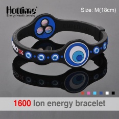 Hottime Eco Power Energi Hologram Gelang Gelang Menahan Keseimbangan Ion Magnetic Terapi Fashion Silicone Band Pengiriman Gratis PR0X2-Intl