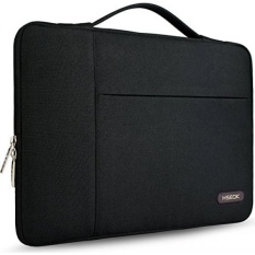 HSEOK 14-15.6 Inch Multifungsi Laptop Sleeve Protective Case Cover Bag untuk 15