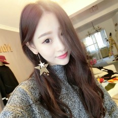 Huhuashizhe Overrated Long Rumbai Retro Temperamen Sederhana Gaya Eropa Beberapa Star All-Match Indah Earrings-Intl