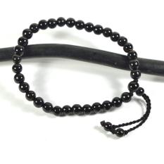 ICBEADS Gelang Tasbih Akar bahar Hitam - Hitam