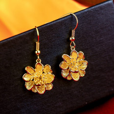 Imitasi Bunga Lily Perempuan Anting Kalung Naga atau Phoenix Gelang