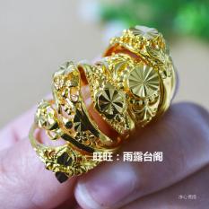 Berlapisan emas Cincin imitasi emas logam campuran elektroplating Cincin toko toko emas Kendur kecil hadiah akan menjual hadiah Model Wanita ornamen