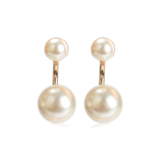 Anting Mutiara Imitasi Elegan Anting-Anting Liontin Fashion Mulia Giwang