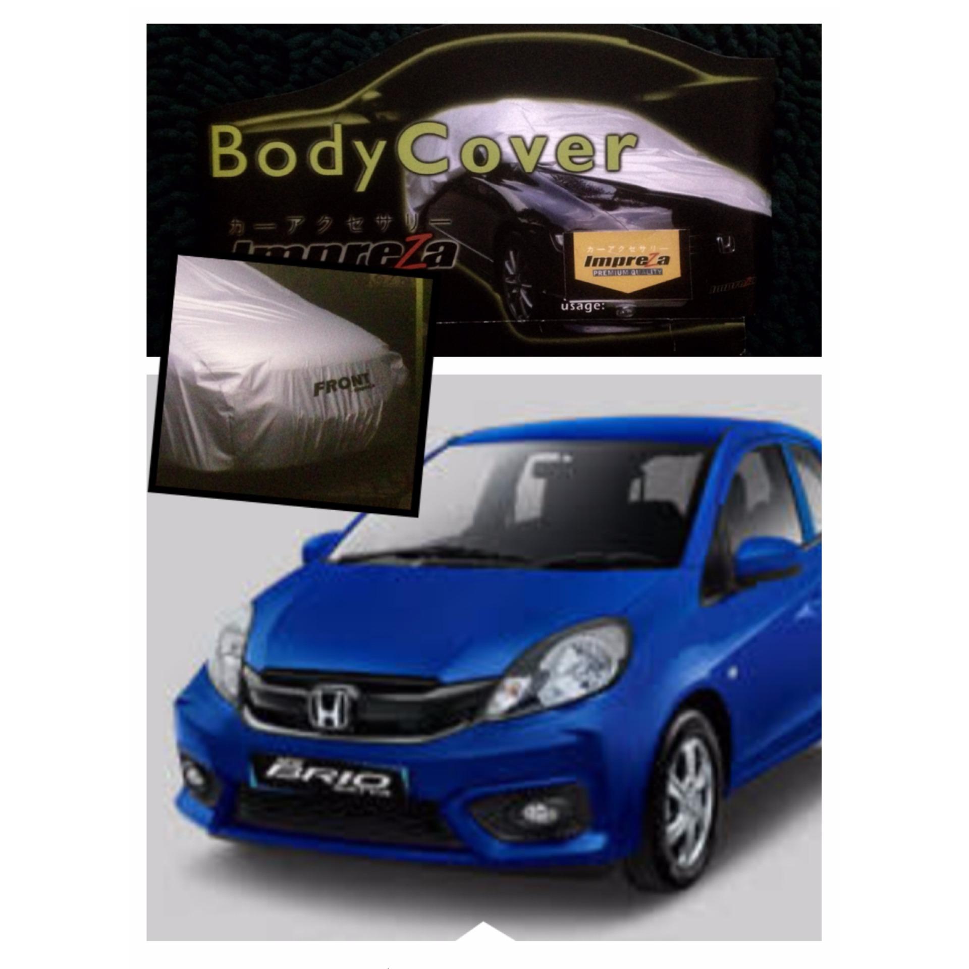 Impreza Body Cover Mobil for Honda Brio - Grey/selimut mobil/pelindung mobil