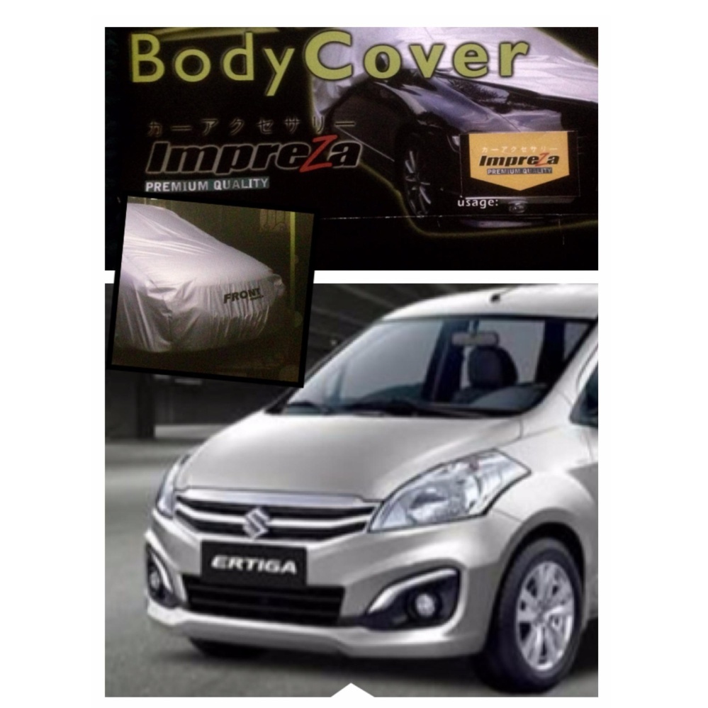 Impreza Body Cover Mobil Suzuki Ertiga - Grey /selimut mobil/pelindung mobil