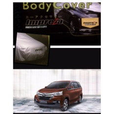 IMPREZA PREMIUM Body Cover DAIHATSU All New XENIA / AVANZA - Grey / Pelindung Mobil / Selimut Mobil / Sarung Mobil