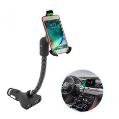 IPhone X 8 7 6 S PLUS & Galaxy S8 S7 CATATAN 8 6 5 4 Cell Phone Holder untuk Mobil, Goose Neck Pop Socket Car Phone Mount Charger Holder untuk Kebanyakan Smartphone dan IPod, MP3 & Perangkat GPS-Intl
