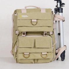 IVI New Vintage canvas backpack National Geographic NG5160 EarthExplorer NG 5160 Canvas SLR DSLR Camera Backpack Laptop bag - intl