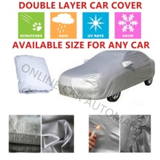 Jaguar XE 2.0-Kualitas Tinggi Kecocokan Universal Double Lapisan PEVA Tahan Air Pvc Penutup Mobil Penutup Parkir-Intl