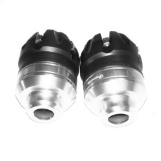 Jalu As Roda depan CNC Model Bulat - Universal Size Besar - Silver