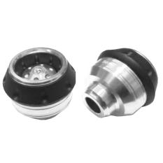 Jalu As Roda depan CNC Model Bulat Universal Size Medium - Silver