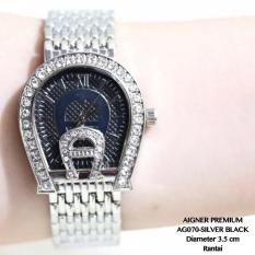 Jam Tangan AIGNER Rantai Tanggal Aktif Premium Fashion Watch Grosir