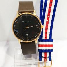 Jam Tangan ALEXANDRE CHRISTIE ORIGINAL PRIA 8420 ROSEGOLD HITAM COKLAT