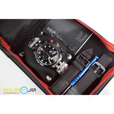 Jam Tangan Alexandre Christie Pria AC 6163 MC AC6163 Black Full Set Original
