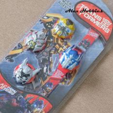 Jam tangan anak laki laki model karakter TRANSFOMER 4 in 1