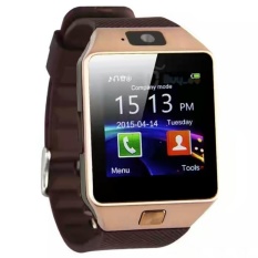 Jam tangan anak SmartWatch U9 Jam Tangan Handphone AJG Brown/gold NEW ( Box Original, Kabel USB, Buku Panduan)