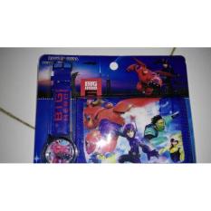 JAM TANGAN BIG HERO /JAM TANGAN + DOMPET/ JAM ANAK-ANAK PROMO SALE