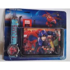 JAM TANGAN BIGHERO / JAM TANGAN ANAK / DOMPET ANAK BIG HERO PROMO SALE