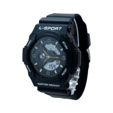Jam Tangan CARDIFF LCD C1085 Jam Tangan Sport Black Jam Tangan Anti Air Pria Wanita Awet Berkualitas Murah 100% Asli