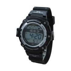 Jam Tangan CARDIFF LCD C241 Jam Tangan Sport Black Jam Tangan Anti Air Pria Wanita Awet Berkualitas Murah 100% Asli