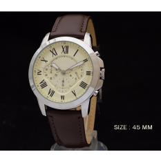Jam Tangan Casual Sport Chrono Super Pocil Leather