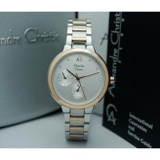 JAM TANGAN CEWEK / JAM TANGAN FORMAL ALEXANDRE CHRISTIE ORIGINAL WANITA CEWEK PEREMPUAN ALEXANDRE CHRISTIE ORIGINAL RANTAI STAILESS STEEL KEKINIAN CRONO TANGGAL AKTIF MODEL TERBARU TERLARIS TERMURAH ALEXANDRE CHRISTIE AC 2697 SILVER ROSE GOLD MURAH