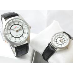 Jam Tangan Couple Original Terbaru-Strap Leather SA 0308